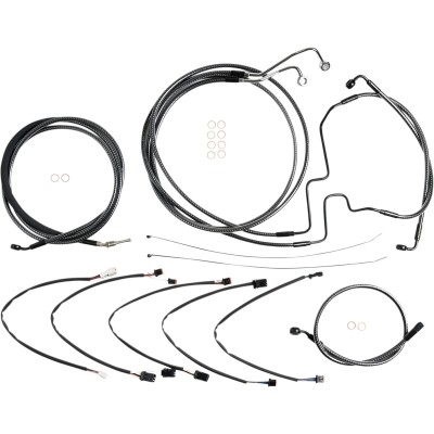 Set cabluri de comandă din fibră de carbon MAGNUM SHIELDING 787411