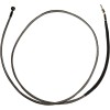 Furtun hidraulic de ambreiaj PTFE crom negru MAGNUM SHIELDING 41478