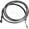 Furtun de ambreiaj hidraulic PTFE crom negru MAGNUM SHIELDING 41480