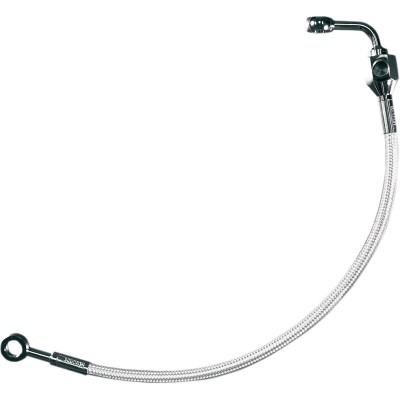 Furtun de frână spate fără ABS oțel inoxidabil lustruit natural MAGNUM SHIELDING 5609