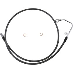 Furtun de frână față mijlociu disc dublu ABS design crom negru MAGNUM SHIELDING 47011 Furtun de frână față mijlociu disc dublu ABS design crom negru MAGNUM SHIELDING 47011
