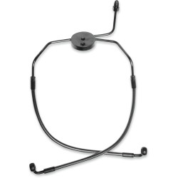 Linie de frână față inferioară pentru discuri duble ABS DESIGNER crom negru MAGNUM SHIELDING 47012