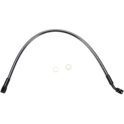 Furtun frână superior pentru discuri duble fără ABS designer crom negru MAGNUM SHIELDING 47117 Furtun frână superior pentru discuri duble fără ABS designer crom negru MAGNUM SHIELDING 47117