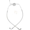 Furtun de frână față inferior disc dublu fără ABS design inoxidabil natură lustruită MAGNUM SHIELDING 57009