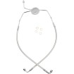 Furtun de frână față inferior disc dublu fără ABS design inoxidabil natură lustruită MAGNUM SHIELDING 57009 Furtun de frână față inferior disc dublu fără ABS design inoxidabil natură lustruită MAGNUM SHIELDING 57009 thumb
