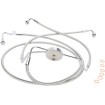 Furtun de frână față inferior disc dublu ABS design inoxidabil natural MAGNUM SHIELDING 57010 Furtun de frână față inferior disc dublu ABS design inoxidabil natural MAGNUM SHIELDING 57010 thumb