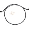 Furtun de frână disc unic E-Z ALIGN crom negru MAGNUM SHIELDING 46642SW