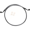 Furtun de frână disc unic E-Z ALIGN crom negru MAGNUM SHIELDING 46642SW thumb