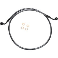 Furtun de frână disc unic E-Z ALIGN crom negru MAGNUM SHIELDING 46650SW Furtun de frână disc unic E-Z ALIGN crom negru MAGNUM SHIELDING 46650SW