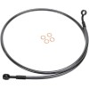 Furtun de frână disc unic E-Z ALIGN crom negru MAGNUM SHIELDING 46744SW