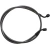 Furtun de frână pentru disc unic E-Z ALIGN crom negru MAGNUM SHIELDING 46842SW