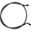Furtun de frână pentru disc unic E-Z ALIGN crom negru MAGNUM SHIELDING 46844SW