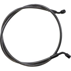 Furtun de frână pentru disc unic E-Z ALIGN crom negru MAGNUM SHIELDING 46844SW Furtun de frână pentru disc unic E-Z ALIGN crom negru MAGNUM SHIELDING 46844SW