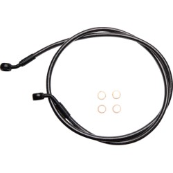 Furtun de frână disc unic E-Z ALIGN crom negru MAGNUM SHIELDING 46846SW Furtun de frână disc unic E-Z ALIGN crom negru MAGNUM SHIELDING 46846SW