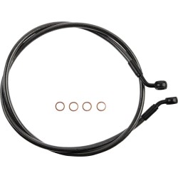 Furtun de frână disc unic E-Z ALIGN crom negru MAGNUM SHIELDING 46848SW Furtun de frână disc unic E-Z ALIGN crom negru MAGNUM SHIELDING 46848SW