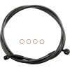 Furtun de frână disc unic E-Z ALIGN crom negru MAGNUM SHIELDING 46850SW