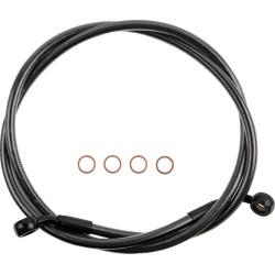 Furtun de frână disc unic E-Z ALIGN crom negru MAGNUM SHIELDING 46850SW Furtun de frână disc unic E-Z ALIGN crom negru MAGNUM SHIELDING 46850SW