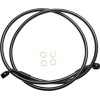 Furtun de frână disc unic E-Z ALIGN crom negru MAGNUM SHIELDING 46854SW