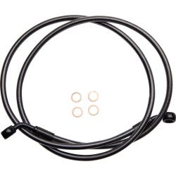 Furtun de frână disc unic E-Z ALIGN crom negru MAGNUM SHIELDING 46854SW Furtun de frână disc unic E-Z ALIGN crom negru MAGNUM SHIELDING 46854SW