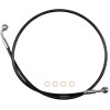 Furtun de frână E-Z ALIGN XR NON-ABS BLACK PEARL BLACK/BRAIDED 42