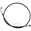 Furtun de frână E-Z ALIGN XR NON-ABS BLACK PEARL BLACK/BRAIDED 42