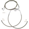 Set furtun de frână E-Z ALIGN XR ABS LOWERS împletitură cromată lustruită naturală/transparentă 67-1/4