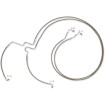 Set furtunuri de frână E-Z ALIGN XR ABS LOWERS împletitură cromată lustruită natural/transparent 68 Set furtunuri de frână E-Z ALIGN XR ABS LOWERS împletitură cromată lustruită natural/transparent 68