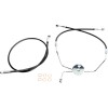 Linie de frână superioară față XR fără ABS din oțel inoxidabil/negru MAGNUM SHIELDING SBC1304-33