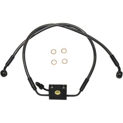 Furtun de frână față dublu ABS BP MAGNUM SHIELDING AS47019