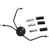 Colector dual disc non-ABS BYO oțel inoxidabil negru MAGNUM SHIELDING 493003
