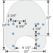 Parbriz standard OEM-înlocuire HARLEY DAVIDSON 21