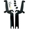 Set de montare TRIGGER-LOCK SPORTSHIELD-WINDSHIELD negru MEMPHIS SHADES MEB8922