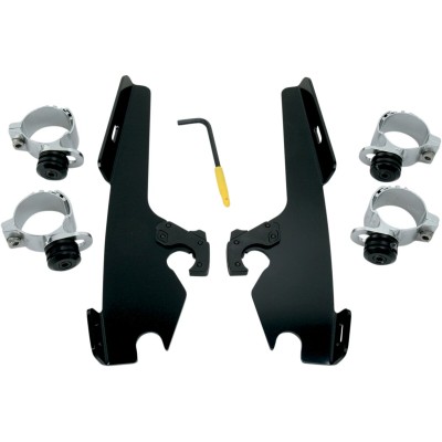 Set de montaj TRIGGER-LOCK MEMPHIS FATS/SLIM-WINDSHIELD negru MEMPHIS SHADES MEB8968 Set de montaj TRIGGER-LOCK MEMPHIS FATS/SLIM-WINDSHIELD negru MEMPHIS SHADES MEB8968