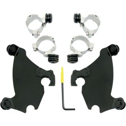 Set de montaj TRIGGER-LOCK GAUNTLET-FAIRING negru MEMPHIS SHADES MEB1981 Set de montaj TRIGGER-LOCK GAUNTLET-FAIRING negru MEMPHIS SHADES MEB1981