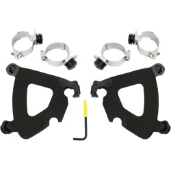 Set de montaj TRIGGER-LOCK GAUNTLET-FAIRING negru MEMPHIS SHADES MEB1993