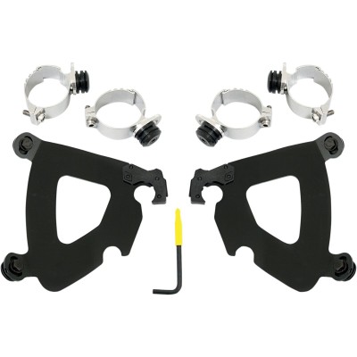 Set de montaj TRIGGER-LOCK GAUNTLET-FAIRING negru MEMPHIS SHADES MEB1993 Set de montaj TRIGGER-LOCK GAUNTLET-FAIRING negru MEMPHIS SHADES MEB1993