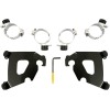 Set de montaj TRIGGER-LOCK cafe-fairing negru MEMPHIS SHADES MEB1994