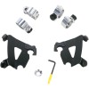 Set de montare TRIGGER-LOCK cafe-fairing negru MEMPHIS SHADES MEB1995