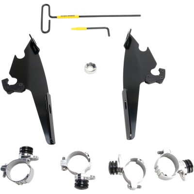 Set de montare TRIGGER-LOCK BATWING-FAIRING negru MEMPHIS SHADES MEB2004 Set de montare TRIGGER-LOCK BATWING-FAIRING negru MEMPHIS SHADES MEB2004