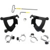 Set de montaj TRIGGER-LOCK GAUNTLET-FAIRING negru MEMPHIS SHADES MEB2002