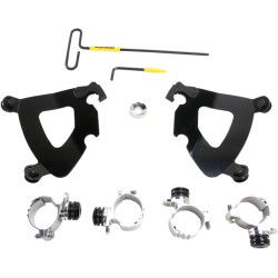 Set de montaj TRIGGER-LOCK GAUNTLET-FAIRING negru MEMPHIS SHADES MEB2002 Set de montaj TRIGGER-LOCK GAUNTLET-FAIRING negru MEMPHIS SHADES MEB2002