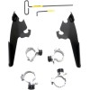 Set de montaj TRIGGER-LOCK MEMPHIS FATS/SLIM-WINDSHIELD negru MEMPHIS SHADES MEB2001