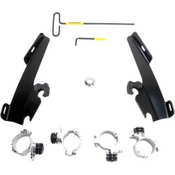Set de montare TRIGGER-LOCK BATWING-FAIRING negru MEMPHIS SHADES MEB1999 Set de montare TRIGGER-LOCK BATWING-FAIRING negru MEMPHIS SHADES MEB1999