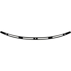 Bandou decorativ pentru parbriz OEM-FAIRING SLOTS negru MEMPHIS SHADES MEB0945 Bandou decorativ pentru parbriz OEM-FAIRING SLOTS negru MEMPHIS SHADES MEB0945