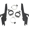 Set de montaj TRIGGER-LOCK BATWING-FAIRING negru MEMPHIS SHADES MEM8992