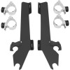 Set de montare TRIGGER-LOCK BATWING-FAIRING negru MEMPHIS SHADES MEM8994