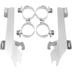 Set de montare TRIGGER-LOCK BATWING-FAIRING polisat MEMPHIS SHADES MEK1903