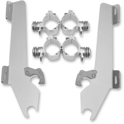 Set de montaj TRIGGER-LOCK BATWING-FAIRING polisat MEMPHIS SHADES MEK1929 Set de montaj TRIGGER-LOCK BATWING-FAIRING polisat MEMPHIS SHADES MEK1929