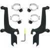 Set de montare TRIGGER-LOCK SPORTSHIELD-WINDSHIELD negru MEMPHIS SHADES MEB1922
