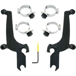 Set de montare TRIGGER-LOCK SPORTSHIELD-WINDSHIELD negru MEMPHIS SHADES MEB1922 Set de montare TRIGGER-LOCK SPORTSHIELD-WINDSHIELD negru MEMPHIS SHADES MEB1922